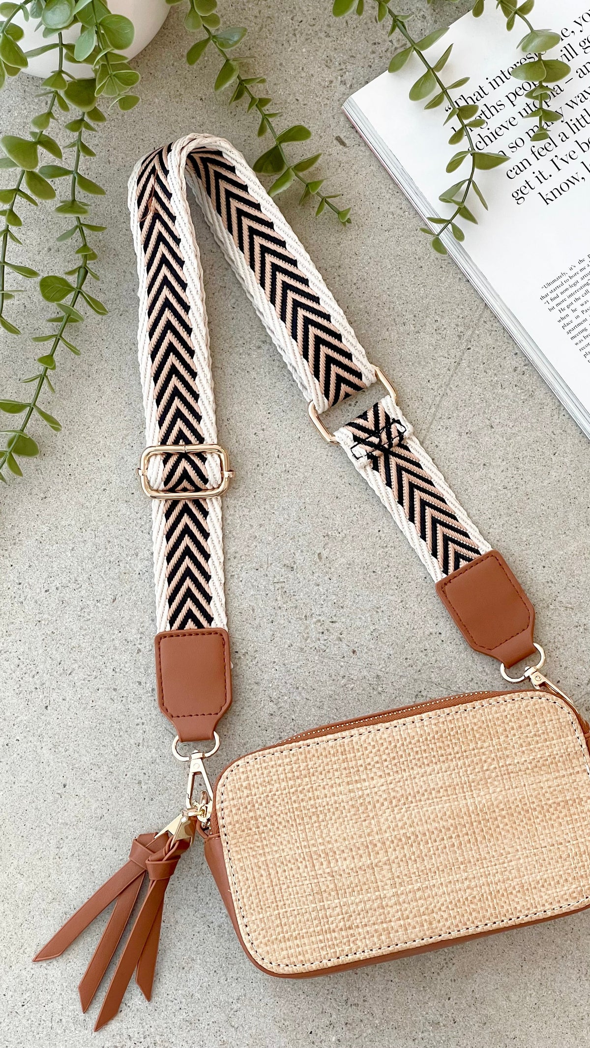 Callie Bag - Tan / Natural