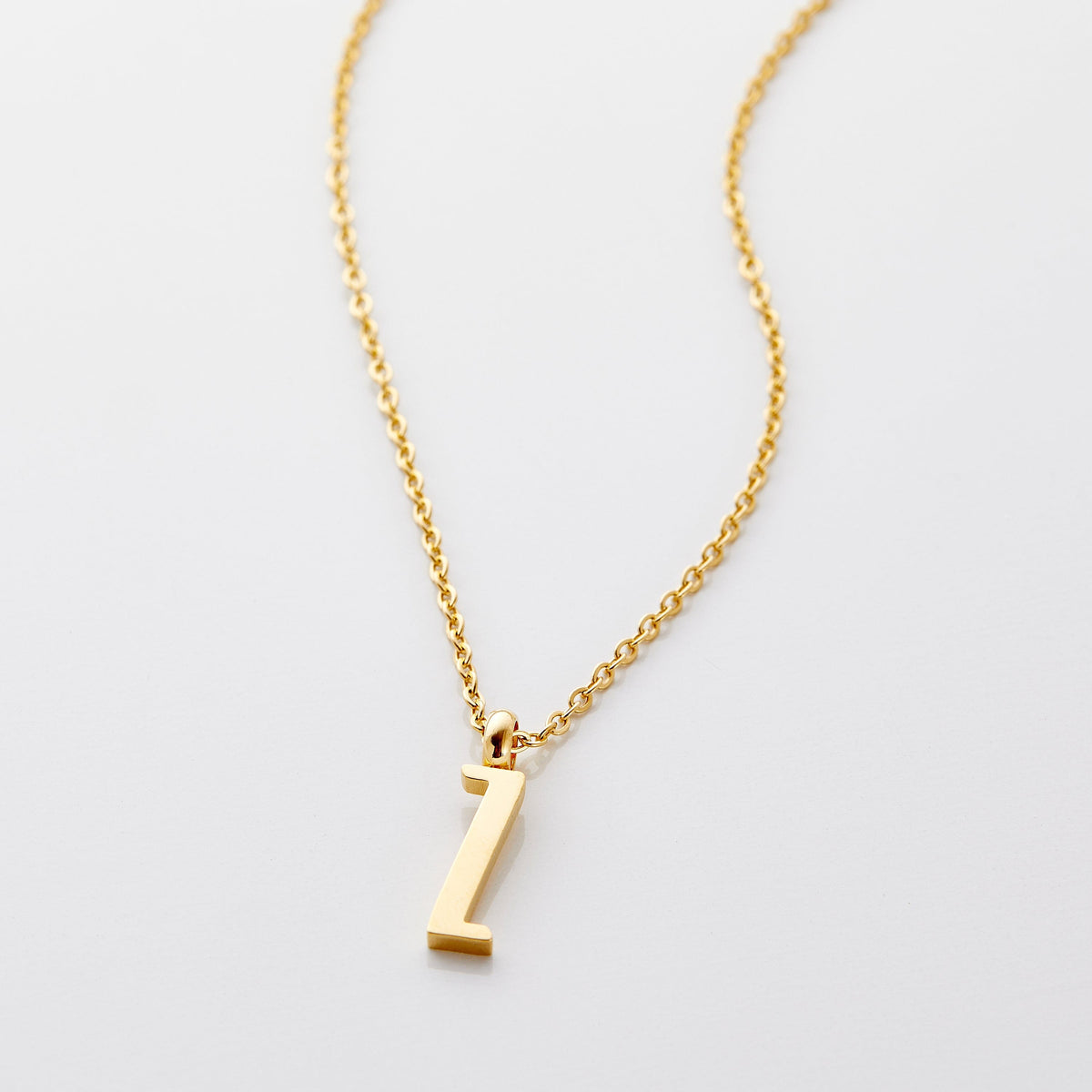English Letter Necklace
