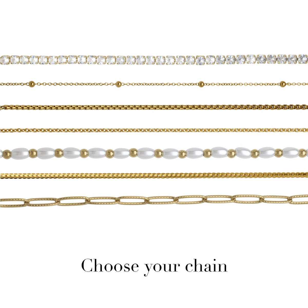 Mini Signature Name Bracelet (Gold)