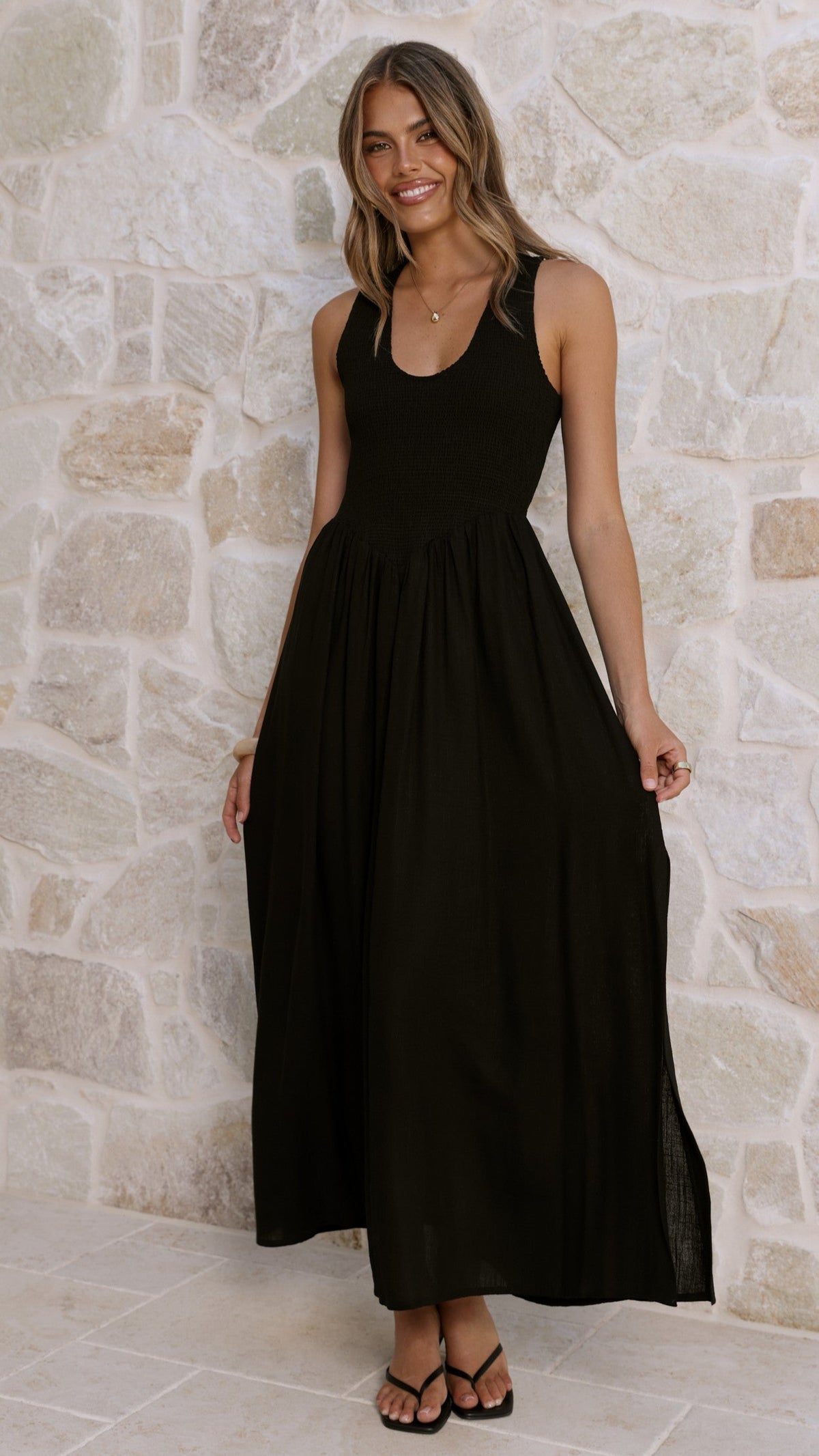 Amira Maxi Dress - Black