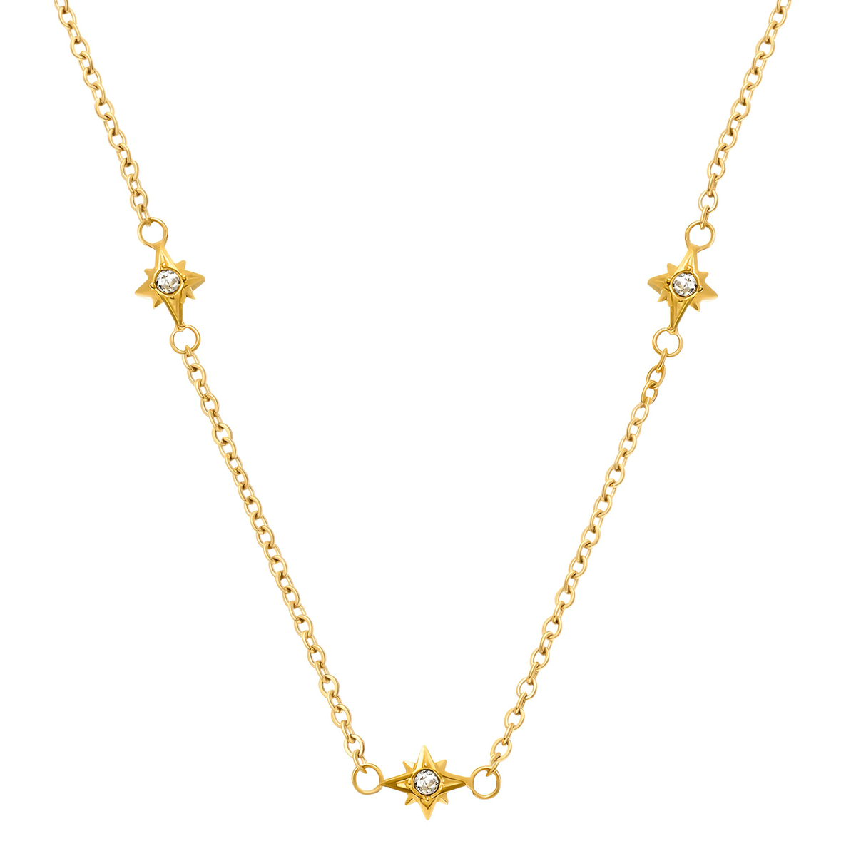 Coin Fingerprint Necklace (Gold)