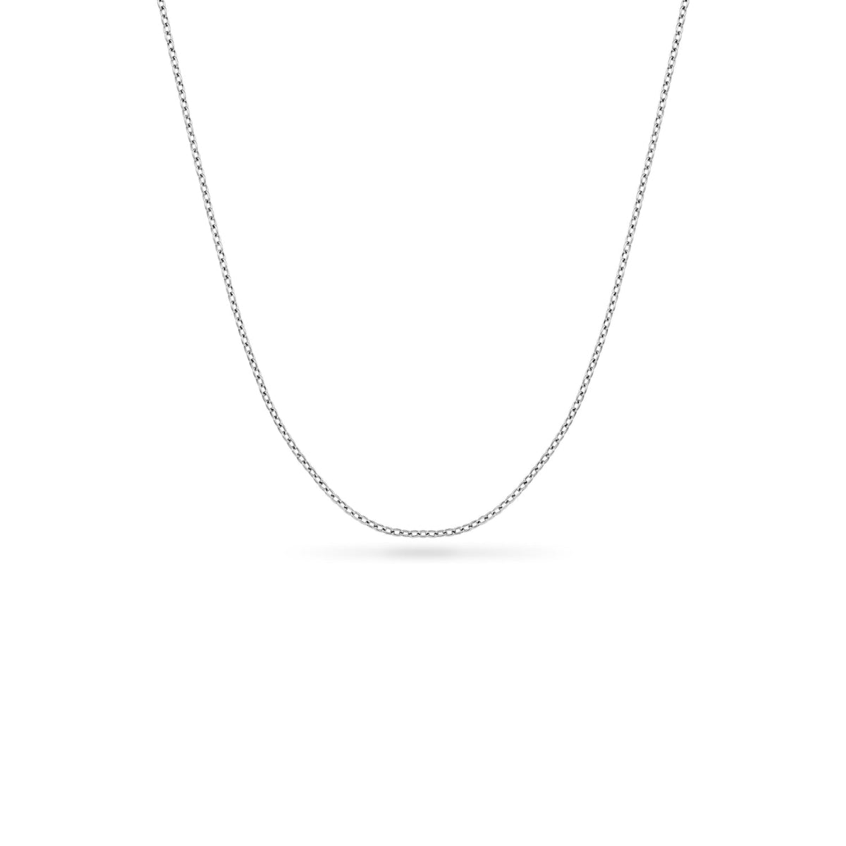 Mini Written In The Stars Initial Tag Necklace (Silver)