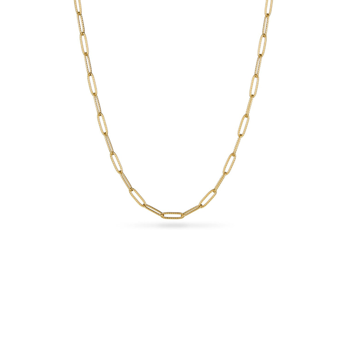 Floating Charm Heart Locket Necklace (Gold)