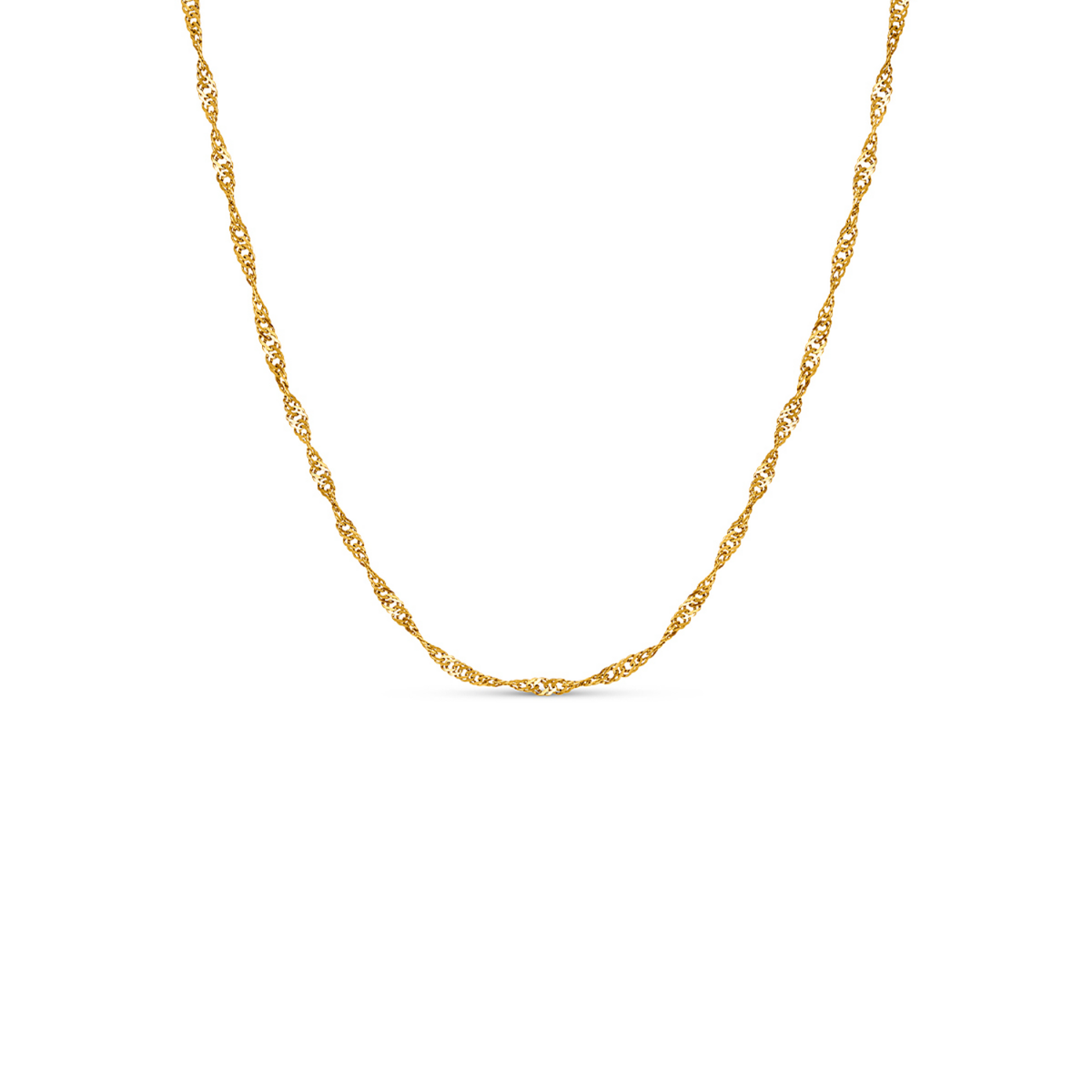 Mother of Pearl Cushion Necklace & Earrings Set (Gold)