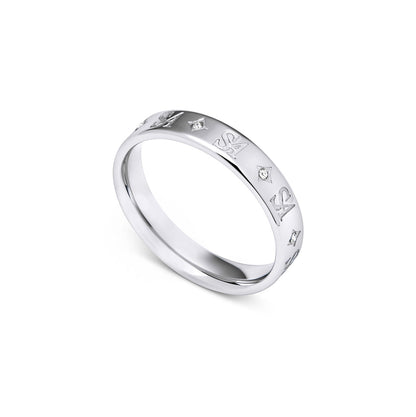 Own Way Monogram Ring (Silver)