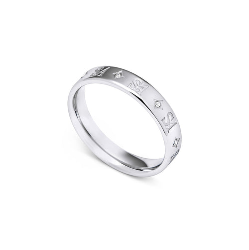 Own Way Monogram Ring (Silver)