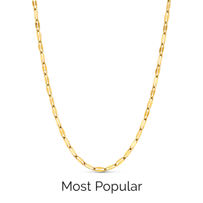 Mother of Pearl Cushion Necklace & Earrings Set (Gold)