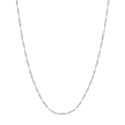 Mother of Pearl Cushion Necklace (Silver)