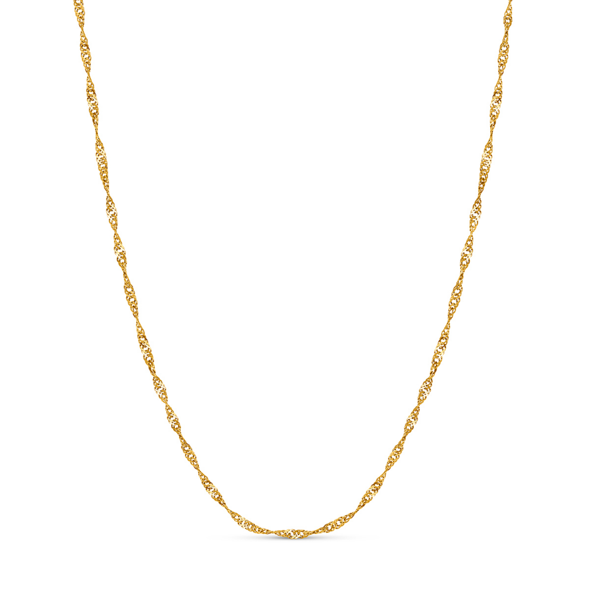 Mother of Pearl Cushion Necklace & Earrings Set (Gold)