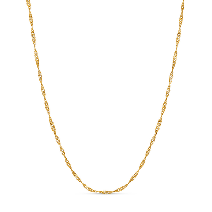 Mother of Pearl Cushion Necklace & Earrings Set (Gold)