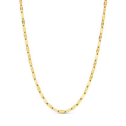 Mother of Pearl Cushion Necklace & Earrings Set (Gold)