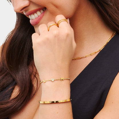 Made Mine Charm Bracelet (Gold)