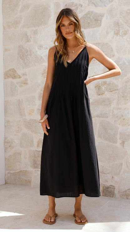 Aspen Maxi Dress - Black
