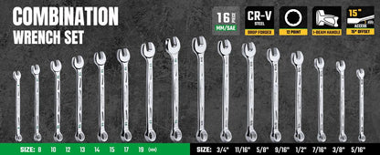 SK Combination Wrench Set