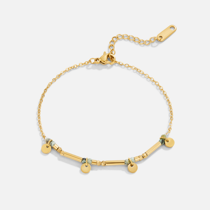 Neri Gold Disc Bracelet
