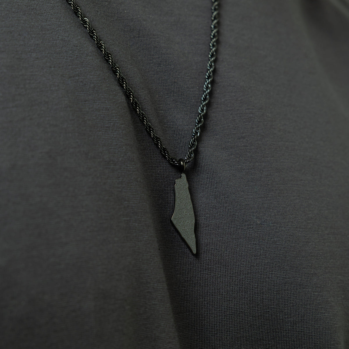 Ayatul Kursi Country Map Necklace | Men