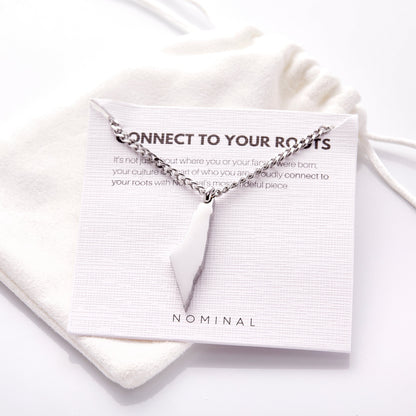 Country Map Necklace | Men