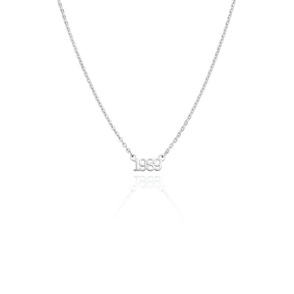 Editorial Date Necklace (Silver)