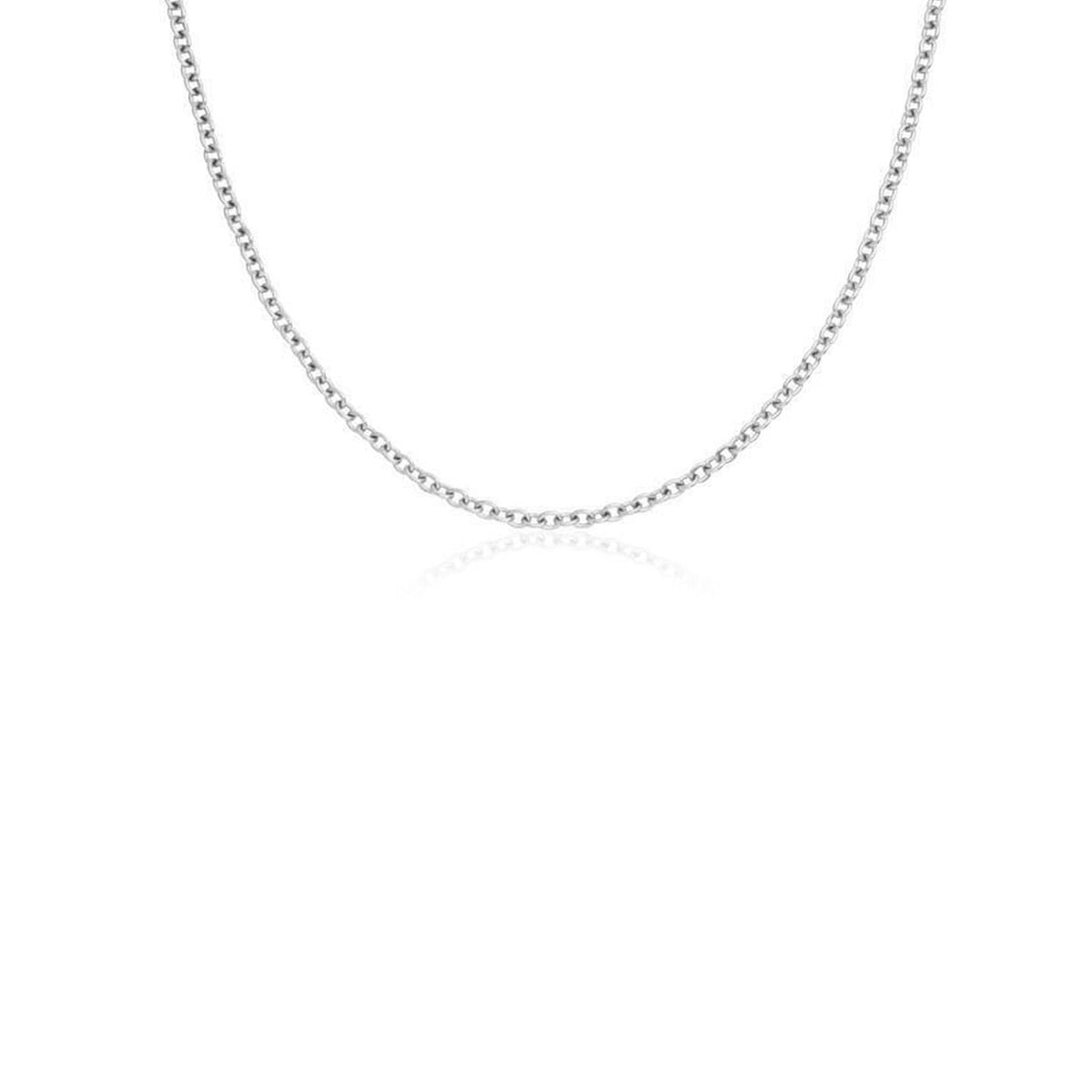 Fine Chain Necklace (Silver)