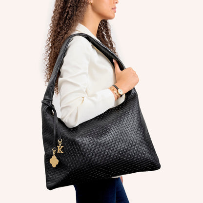 Milan Leather Bag (Black)