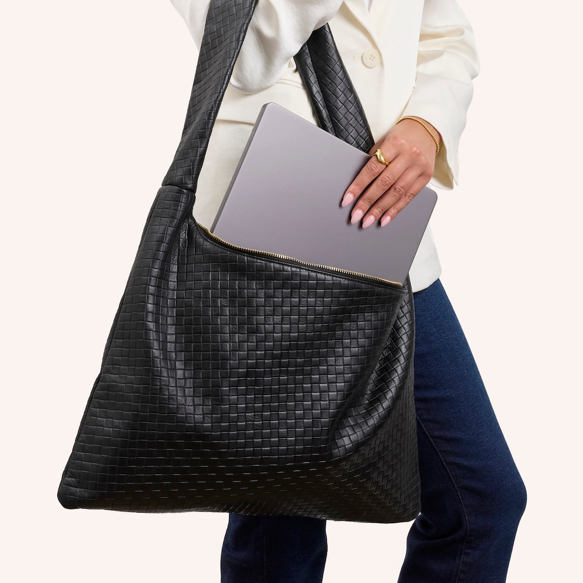 Milan Leather Bag (Black)