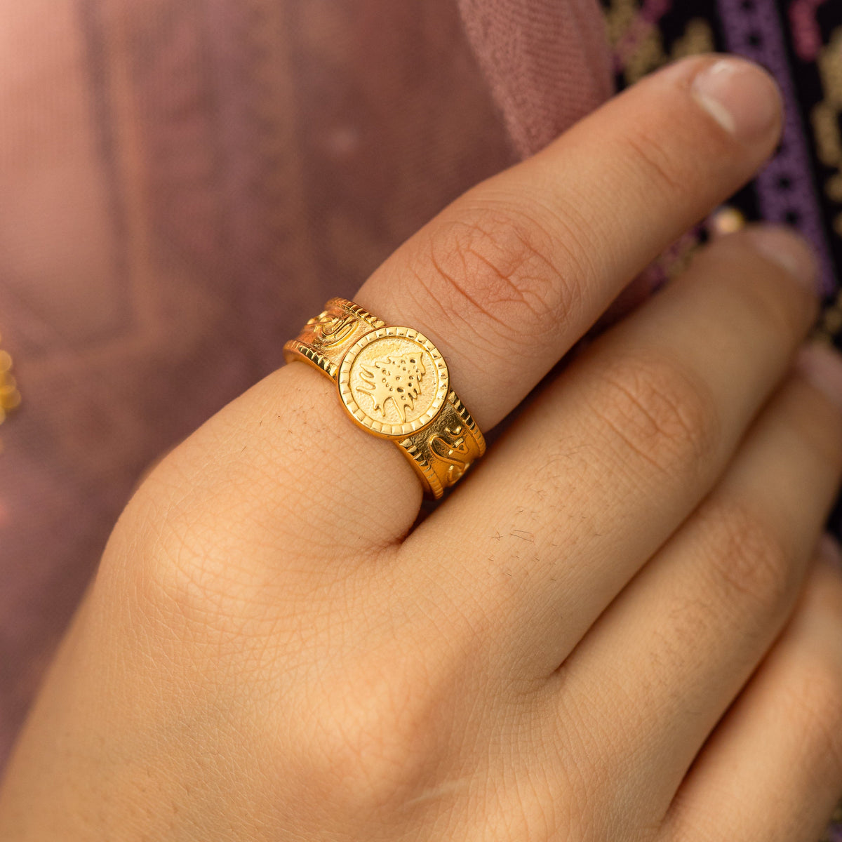 Lebanon "Freedom is the Soul" Ring