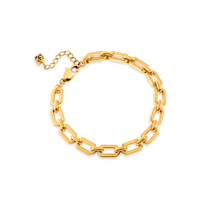 Statement Link Bracelet (Gold)