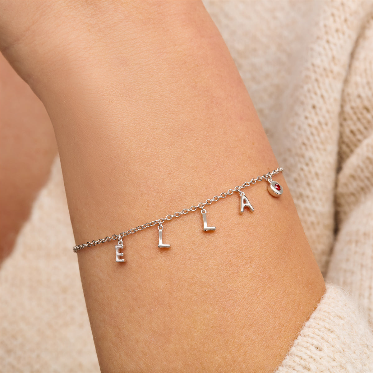 Made Mine Fine Name Bracelet (Silver)