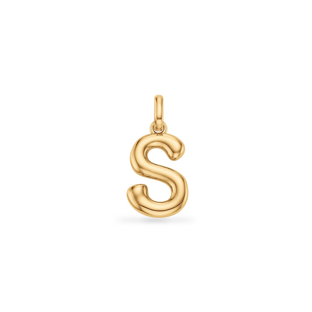 Molten Initial Pendant (Gold)