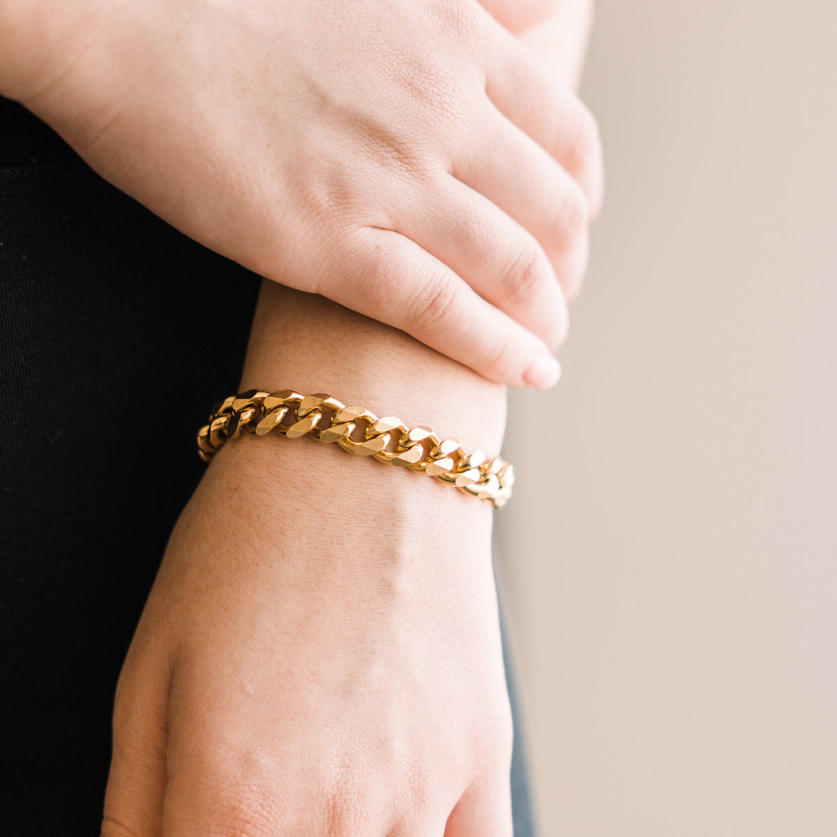 Chunky Cuban Chain Bracelet