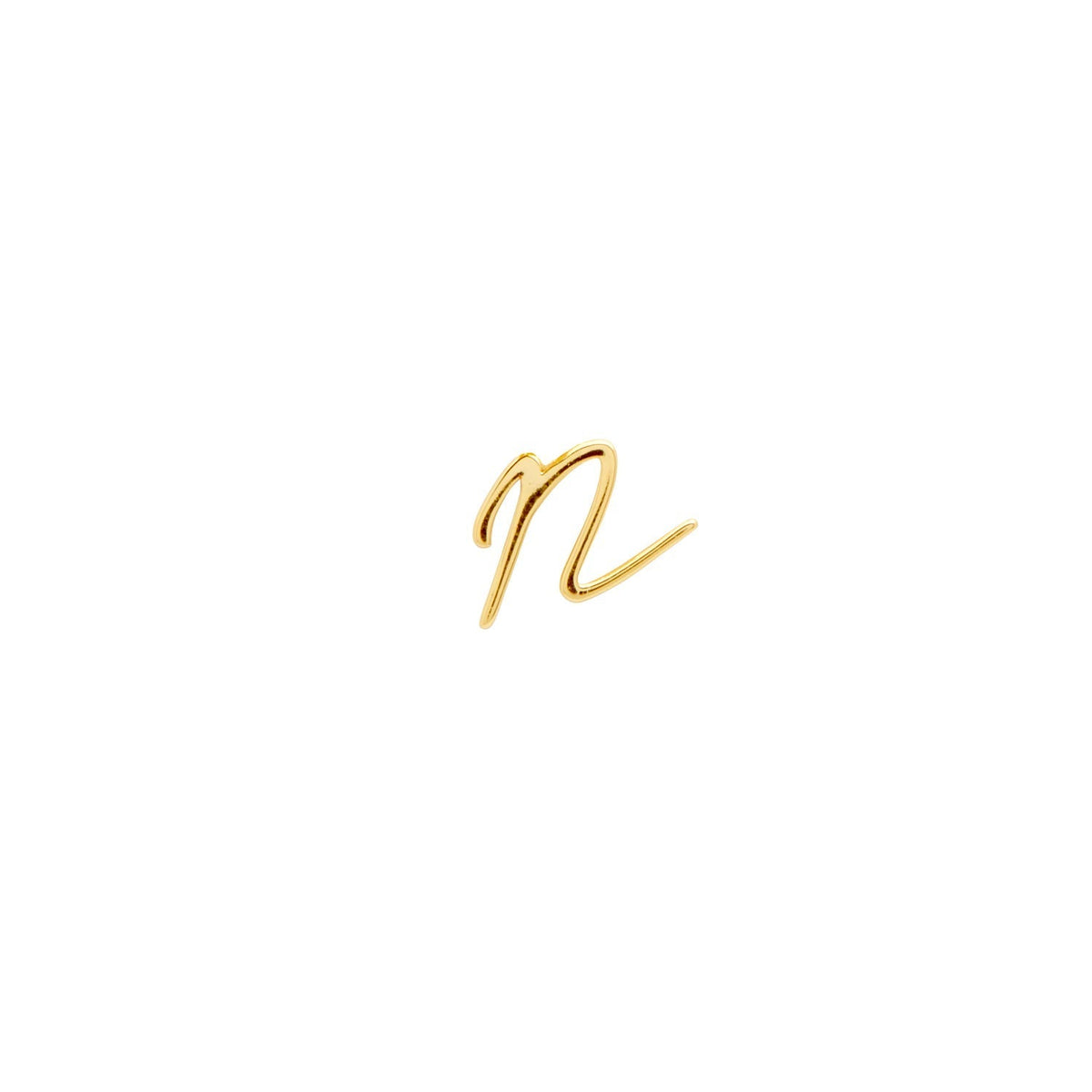 Made Mine Script Letter Bracelet (Gold)