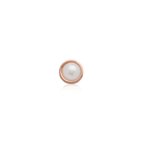 Made Mine Charms - Pearl Charm (Rose Gold)