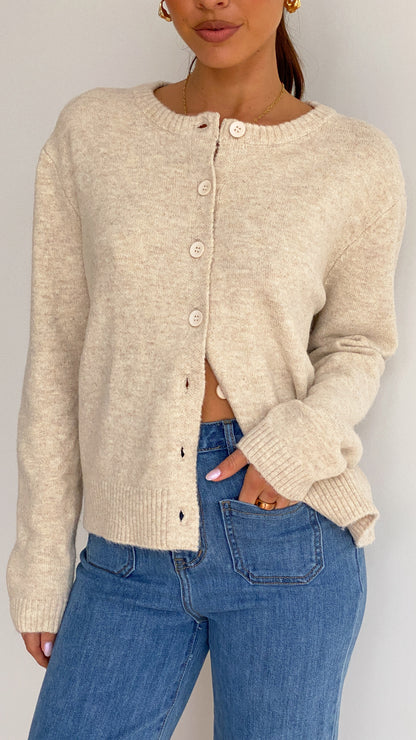Carinna Knit Jumper - Beige