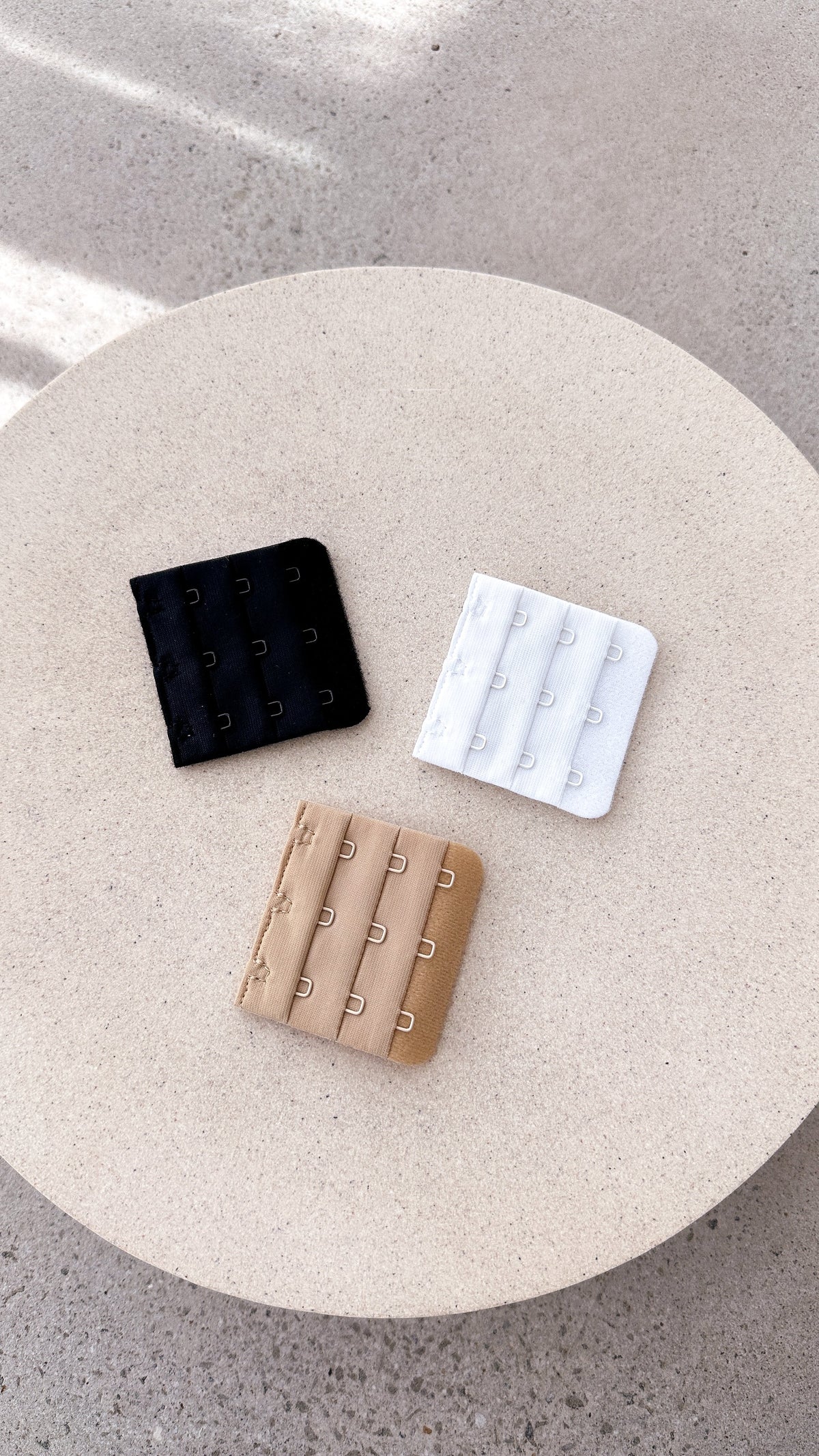 Bra Extenders 3 Pack - Nude/Black/White