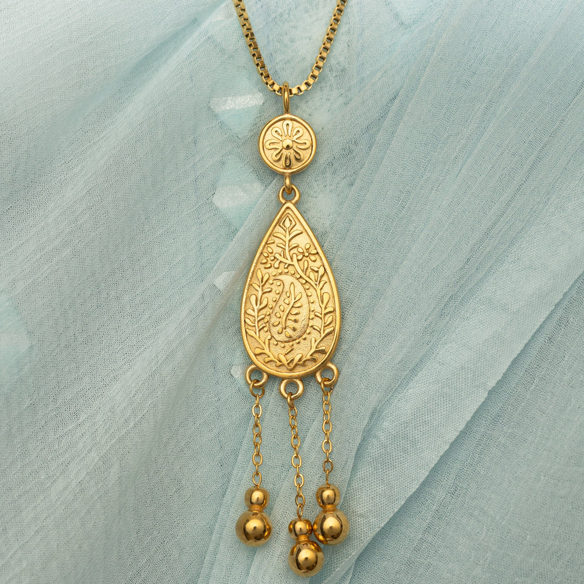 Raining Paisley Necklace