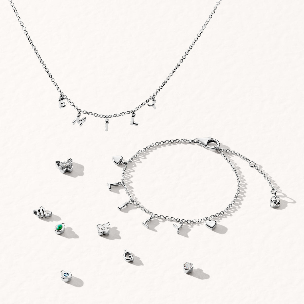 Made Mine Fine Charm Bracelet (Silver)