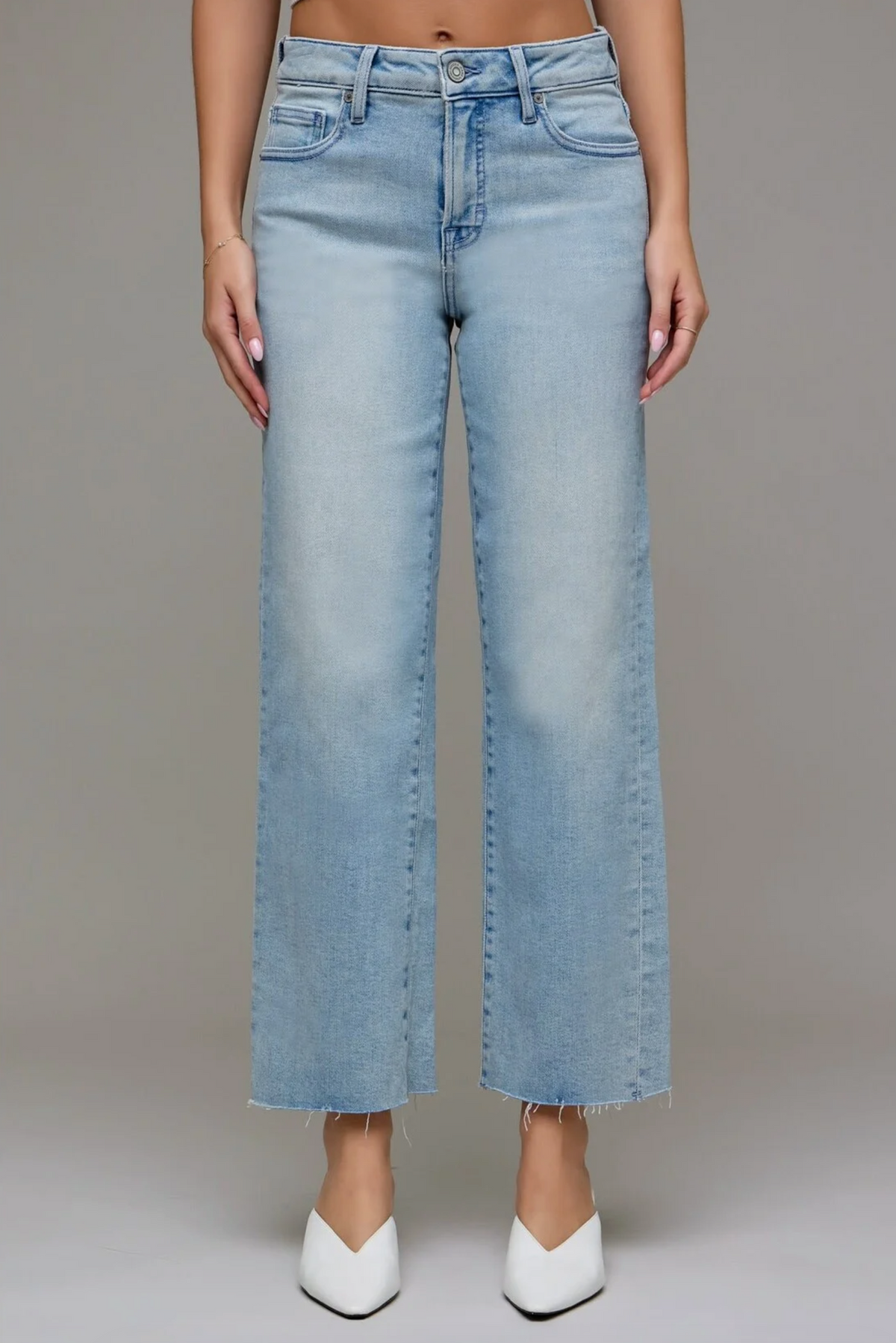 ella crop straight - vintage