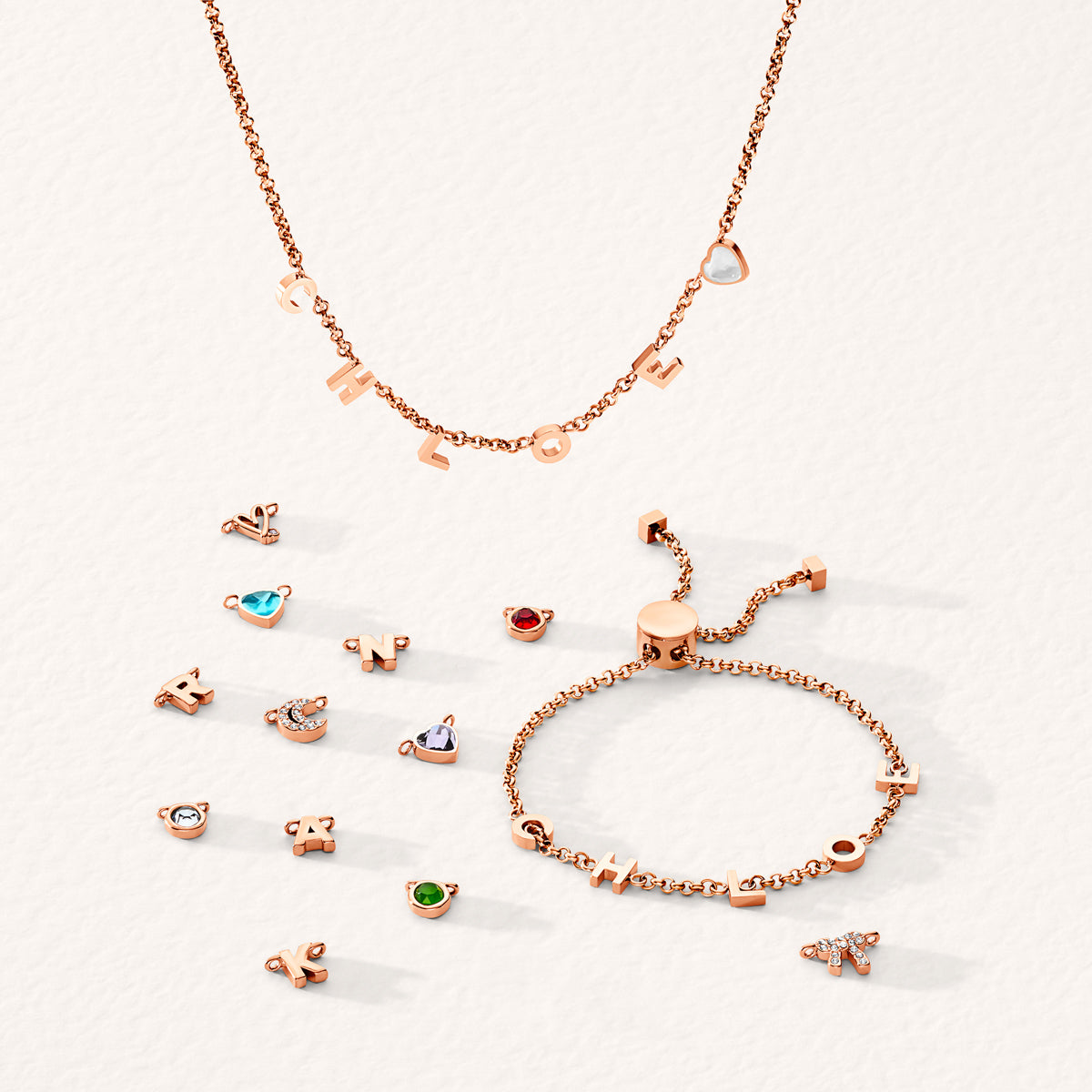 Made Mine Name Bracelet (Rose Gold)