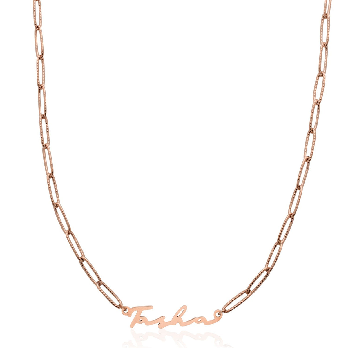 Signature Name Necklace - Rose Gold
