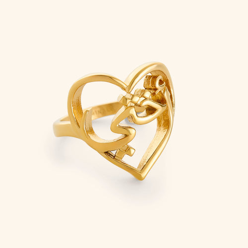 "My Sister" Heartbeat Ring