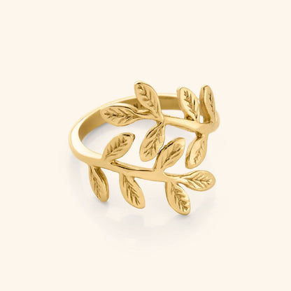 Palestine Olive Leaf Ring