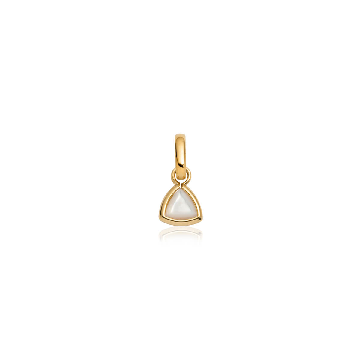 Droplet Birthstone Pendant (Gold)