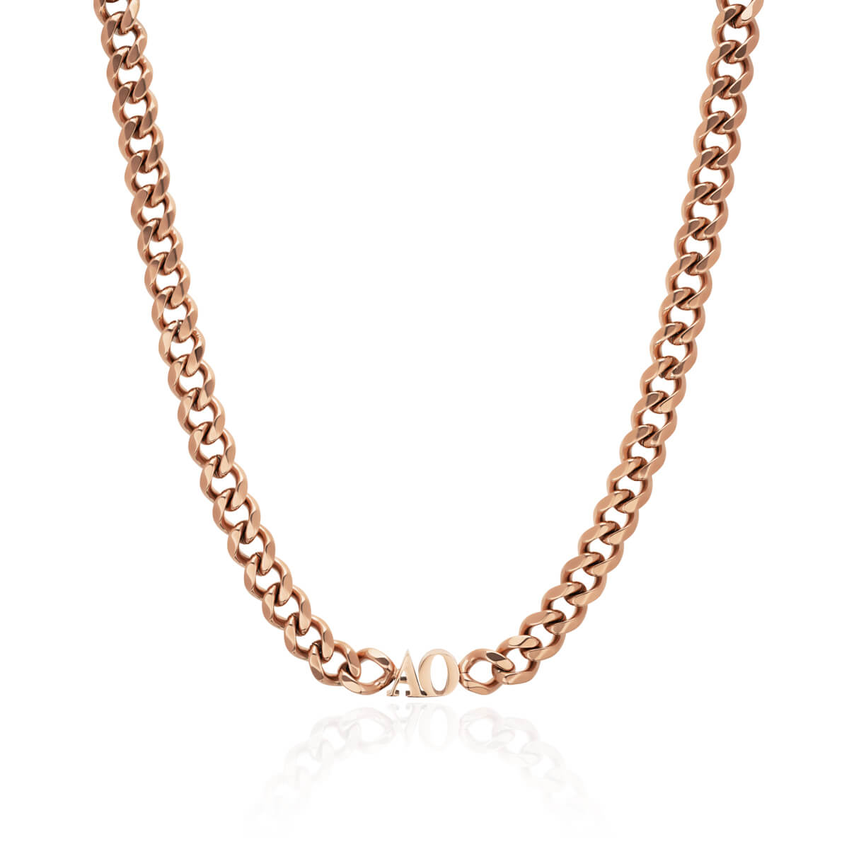 Initial Choker (Rose Gold)