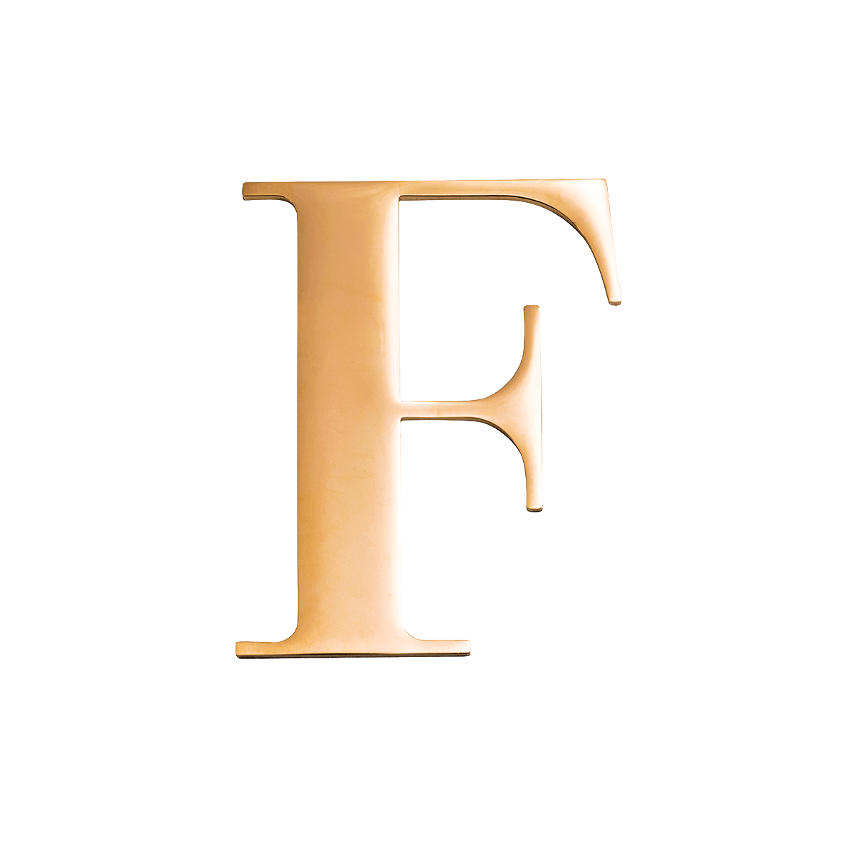 Jewellery Box Gold Small Metal Letter