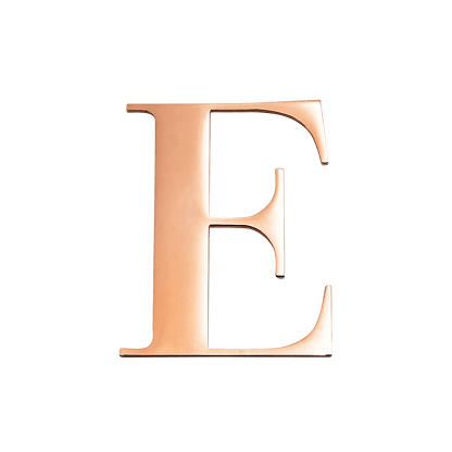 Large Metal Letters - Silver
