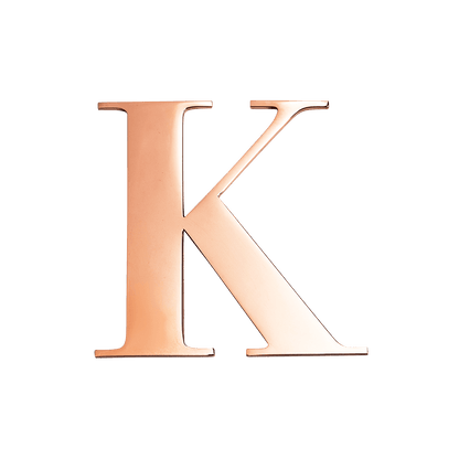 Large Metal Letters - Silver