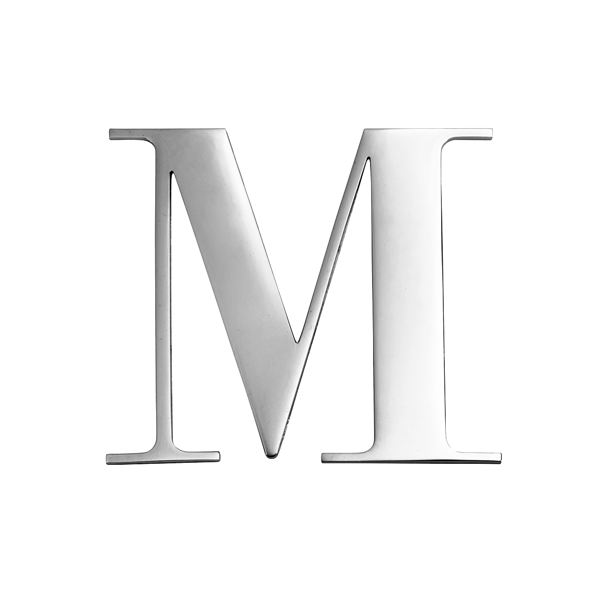 Large Metal Letters - Silver