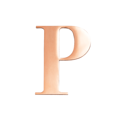 Large Metal Letters - Silver
