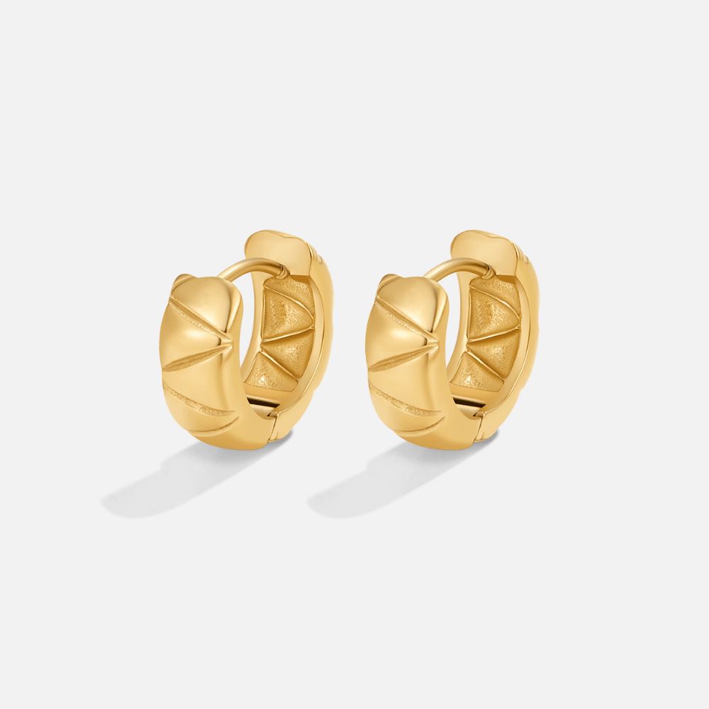 Allison Chunky Hoop Earrings