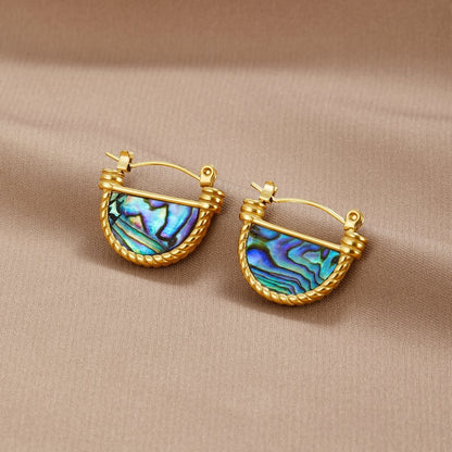 Amalfi Turquoise Shell Earrings